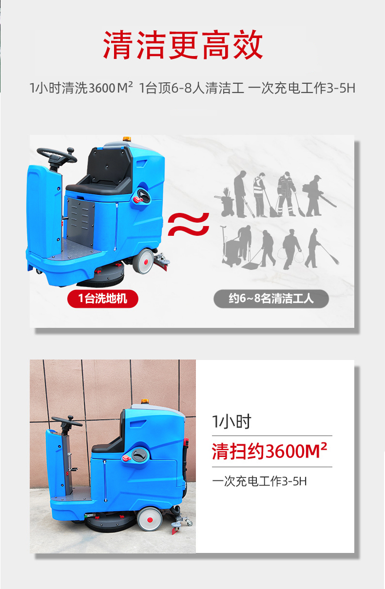 吐鲁番驾驶式洗地机更适合用在高铁站